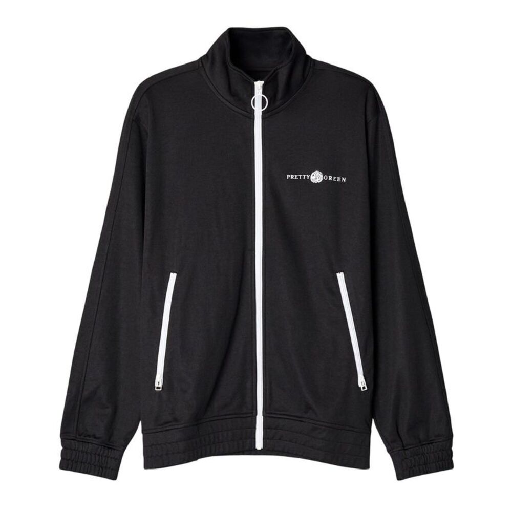Pretty Green Mens Nimbus Performance Track Top / Black